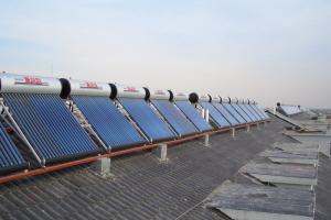 Solar Water Heating Project for Post Staff Apartment in the ancient town Xitang