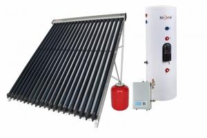 Calefator de água solar pressurizado rachado