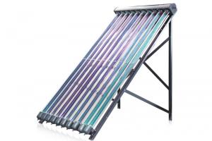Capteur solaire de caloduc en verre métallique